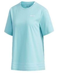 adidas - (Wmns) Neo Logo Printing Training Sports Loose Round Neck Short Sleeve - Lyst