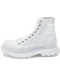 McQueen - (Wmns) Tread Slick Lace Up High Boots Transparent' - Lyst