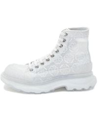 McQueen - (Wmns) Tread Slick Lace Up High Boots Transparent' - Lyst