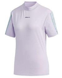 adidas - (Wmns) Neo Athleisure Casual Sports Small Stand Collar Short Sleeve - Lyst