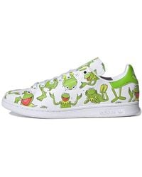 adidas - The Muppets X Stan Smith 'Kermit The Frog Allover Print' - Lyst