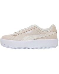 PUMA - (Wmns) Lily Platform Sd 'Marshmallow' - Lyst