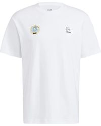 adidas - Neo M Sw Slogan Tee Solid Color Alphabet Printing Athleisure Casual Sports Short Sleeve Couple Style - Lyst