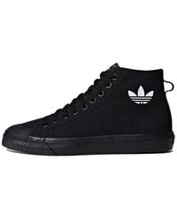adidas - Nizza Hi Top Logo' - Lyst