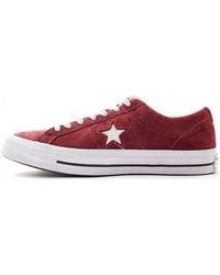 Converse - One Star Suede Ox 'Deep Bourdeaux' - Lyst