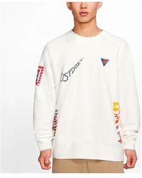 Nike - Sportswear Graffiti Printing Round Neck Pullover - Lyst