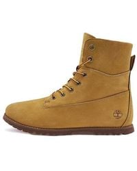 Timberland - (Wmns) Joslin Mid Size Zip Wide-Fit Boots 'Wheat Nubuck' - Lyst
