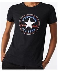 Converse - (Wmns) All Star Round Neck Short Sleeve - Lyst