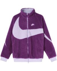 Nike - Big Swoosh Reversible Boa Jacket (Asia Sizing) - Lyst
