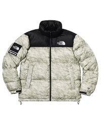 Supreme - Fw19 Week 18 X The North Face Paper Print Nuptse Jacket - Lyst