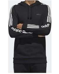 adidas - Neo Ce 3S Hdy Side Stripe Knit Sports Pullover - Lyst