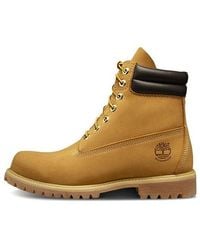 Timberland - 6 Inch Classic Waterproof Wide Fit Boots 'Wheat Nubuck' - Lyst