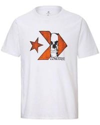 Converse - Chuck Taylor Skull Logo Short Sleeve T-shirt - Lyst