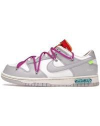 Nike - X Off- Dunk Low 'Lot 45 Of 50' - Lyst