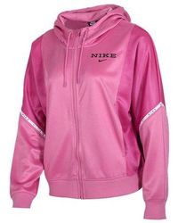 Nike - (Wmns) Sportswear Logo Printing Hooded Jacket Coat - Lyst