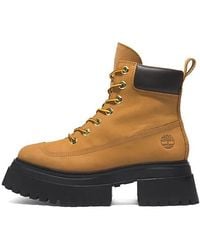 Timberland - (Wmns) Sky 6 Inch Lace Up Boots 'Wheat Nubuck' - Lyst