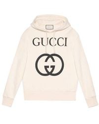 Gucci - Hooded Sweatshirt With Interlocking G 'Off- - Lyst