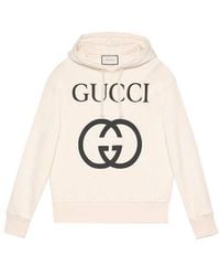 Gucci - Hooded Sweatshirt With Interlocking G 'Off- - Lyst