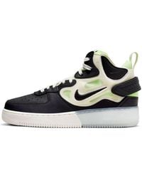 Nike - Air Force 1 Mid React Neon' - Lyst