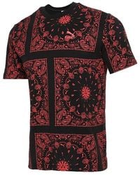 PUMA - Ob All Over Print T-Shirt - Lyst