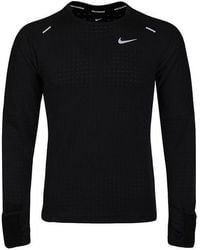Nike - Sphere Dri-Fit Running Exercise Round Long Sleeve T-Shirt - Lyst