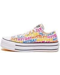 Converse - (Wmns) Chuck Taylor All Star Platform Low 'My Story' - Lyst