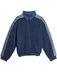 adidas - Originals X Blondey Crossover Casual Sports Stripe Stand Collar Pullover Long Sleeves - Lyst