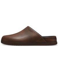 Crocs™ - Dylan Burnished Clogs 'Mocha' - Lyst