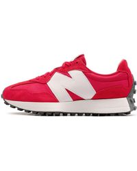 New Balance - S 327 Trainers Runners Red 9 - Lyst