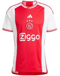 adidas - Home Ajax Amsterdam Short-sleeved Football Jersey - Lyst