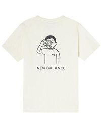 New Balance - X Noritake Crossover Funny Pattern Printing Round Neck Short Sleeve Couple Style - Lyst