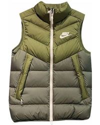 Nike - Windproof Warm Stand Collar Down Vest - Lyst