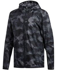 adidas - Sports Training Camouflage Woven Hooded Jacket - Lyst
