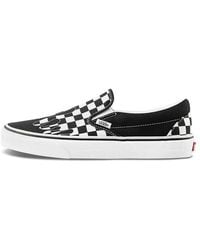 Vans - Classic Slip-On 'Paint Drip Checkerboard' - Lyst