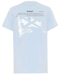 Off-White c/o Virgil Abloh - (Wmns) Arrows Sketch Printed Short Sleeve - Lyst