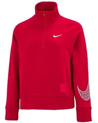 Nike - Cny New Year's Edition Casual Sports Solid Color Half Zipper Stand Collar Hoodie Jacket - Lyst