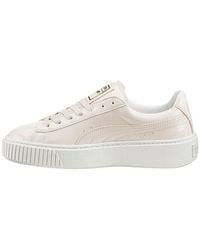 PUMA - (Wmns) Basket Platform Patent Leather - Lyst