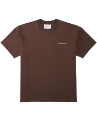 adidas - Originals X Pharrell Williams Crossover Solid Color Round Neck Pullover Sports Short Sleeve Brown T-shirt - Lyst