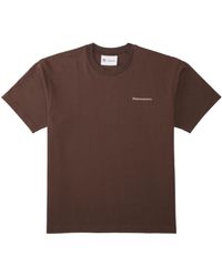 adidas - Originals X Pharrell Williams Crossover Solid Color Round Neck Pullover Sports Short Sleeve Brown T-shirt - Lyst
