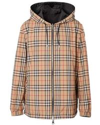 Burberry - Vintage Double Sided Classic Plaid Cozy Jacket Valentine's Day Beige - Lyst