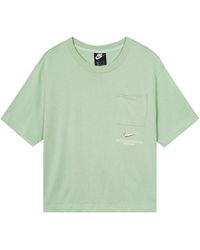 Nike - (Wmns) Sportswear Swoosh 3D Logo Loose Breathable Round Neck Short Sleeve T-Shirt - Lyst