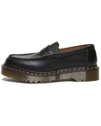 Dr. Martens - Penton Bex Stitch Quilon Leather Loafers - Lyst