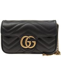Gucci - (Wmns) Gg Marmont Matelasse Leather Super Mini Bag - Lyst