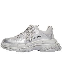 Balenciaga - Triple S Sneaker ' Metallic' - Lyst