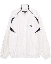 Balenciaga - 3B Sports Icon Medium Fit Tracksuit Jacket - Lyst