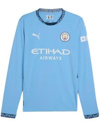 PUMA - Manchester City 24/25 Home Long Sleeve Jersey - Lyst