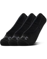 Under Armour - Essential Lolo Liner Socks (3 Pack) - Lyst