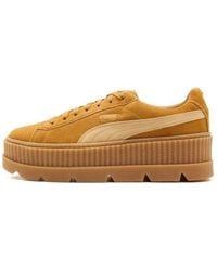 PUMA - (Wmns) Fenty X Cleated Creeper 'Golden' - Lyst