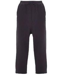 adidas - Y-3 Classic Terry Cropped Pants - Lyst