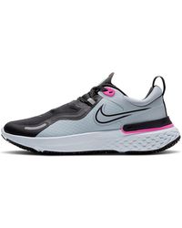 Nike - (Wmns) React Miler Shield 'Obisidian Mist' - Lyst
